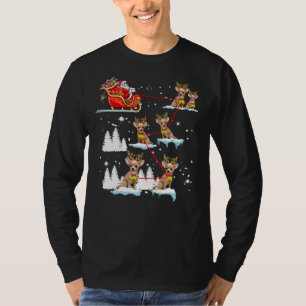 Camiseta Navidades de Chihuahua Perro reno Pajama