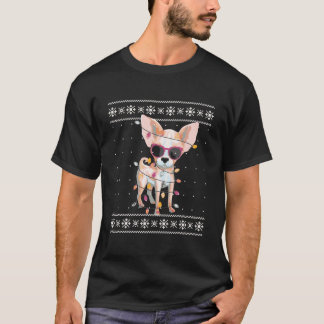 Camiseta Navidades de Chihuahua Suébalo Feo Para Las Mujere