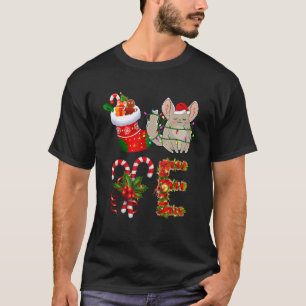 Camiseta Navidades de Chinchilla iluminan Santa Hat Christm