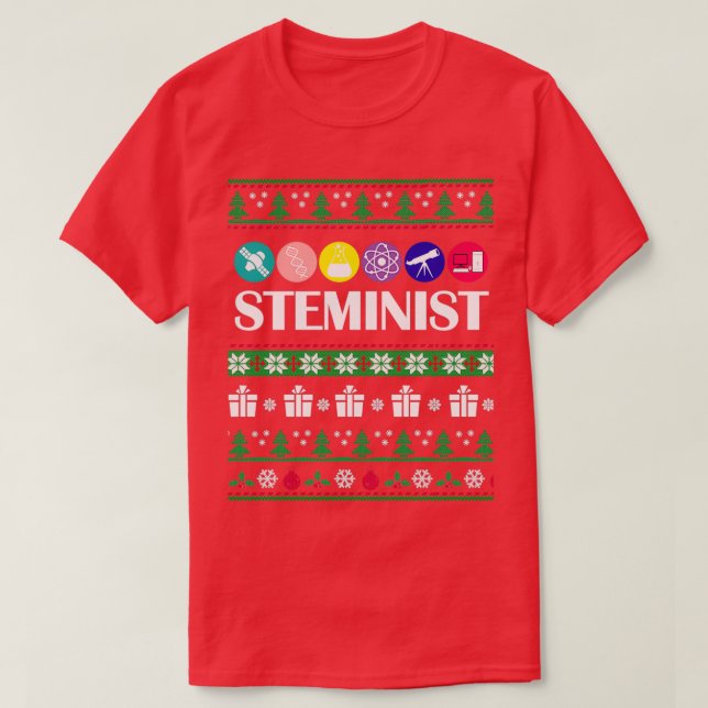 Camiseta Navidades de ciencia de Guay se susurran con la mu (Diseño del anverso)