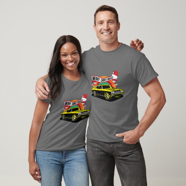 Camiseta Navidades de coche de clase (Unisexo)