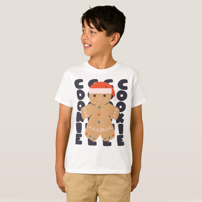 Camiseta Navidades de Cocina de Gingerbread (Anverso completo)