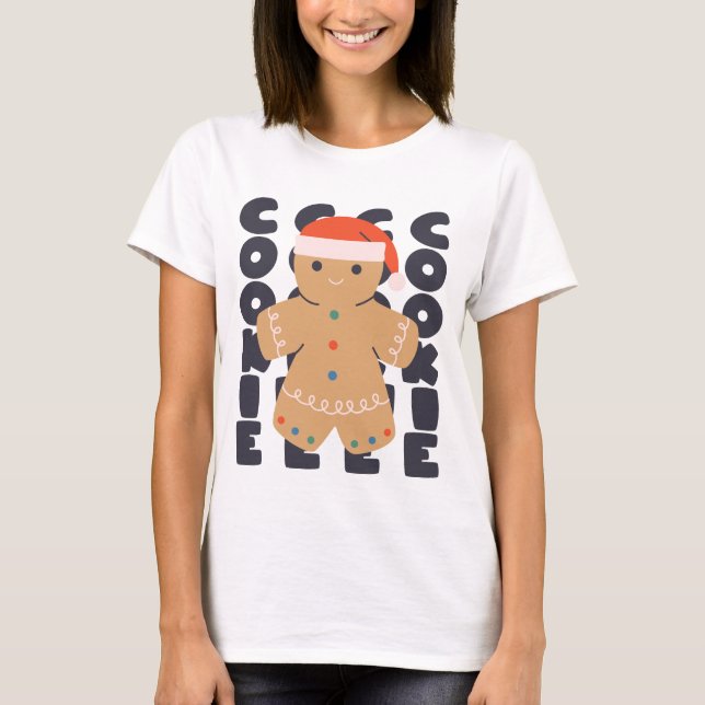 Camiseta Navidades de Cocina de Gingerbread (Anverso)