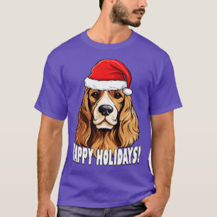 Camiseta Navidades de Cocker Spaniel Gift Yappy Holidays Sa