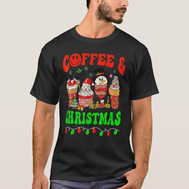 Camiseta Navidades de Coffee Halloween Café Amantes de Latt (Anverso)