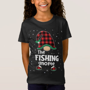 Camiseta Navidades De Coincidencia De Búfalo De Gnomo Pesca