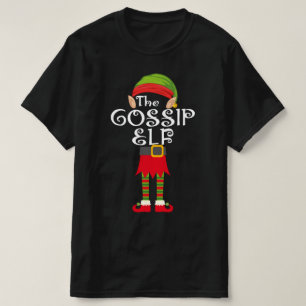 Camiseta navidades de coincidencia de la familia de los elf
