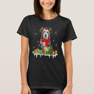 Camiseta Navidades de Collie con barba iluminan Santa Reind
