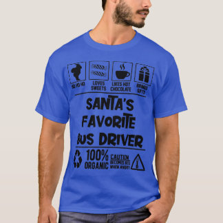 Camiseta Navidades de conductores de autobús favoritos de S