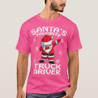 Camiseta Navidades de conductores de camiones favoritos de 
