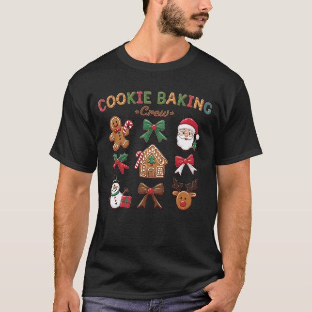 Camiseta Navidades de Cookie Baking Crew (Anverso)