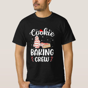 Camiseta Navidades de Cookie Baking Crew divertida idea de