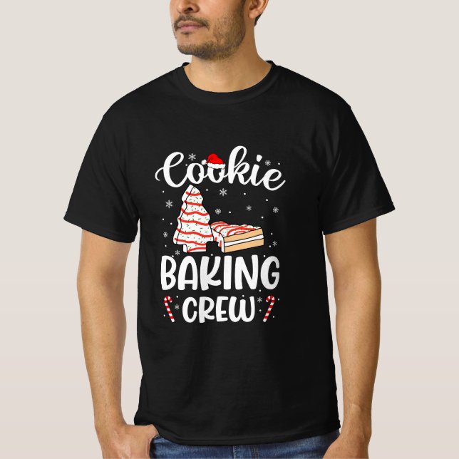 Camiseta Navidades de Cookie Baking Crew divertida idea de  (Anverso)