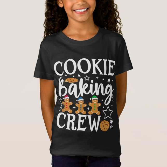Camiseta Navidades de Cookie Baking Crew Funny Group (Anverso)
