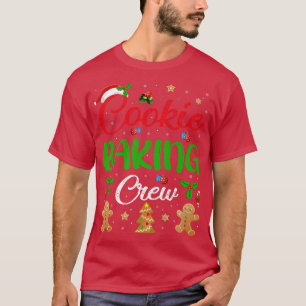Camiseta Navidades de Cookie Baking Crew Gingerbread