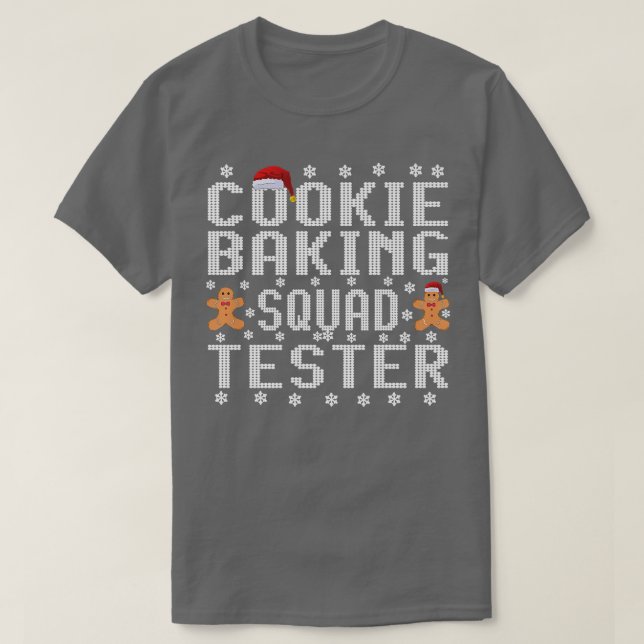 CAMISETA NAVIDADES DE COOKIE BAKING SQUAD TESTER GINGERBREA (Diseño del anverso)