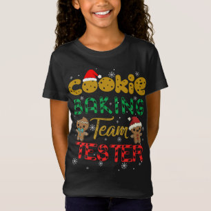Camiseta Navidades de Cookie Baking Team Tester Gingerbread
