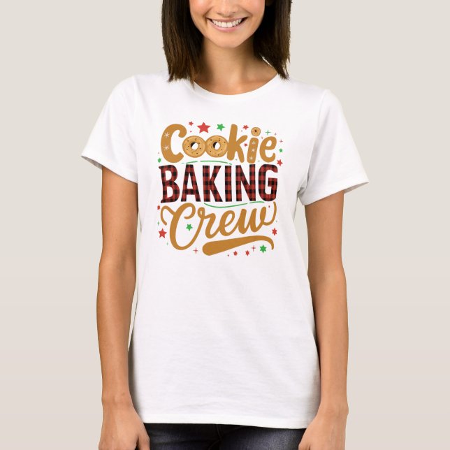 Camiseta Navidades de Cookies Baking Crew (Anverso)
