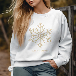 Camiseta Navidades de copos de nieve