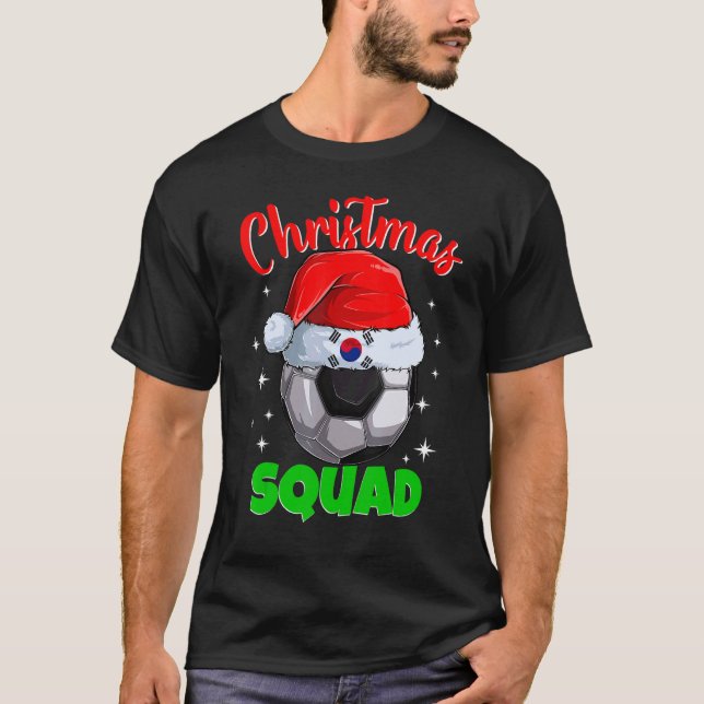 Camiseta Navidades de Corea del Sur en el escuadrón de fútb (Anverso)