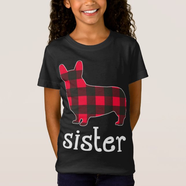 Camiseta Navidades de Corgi de Sister Rojo Coincidiendo con (Anverso)
