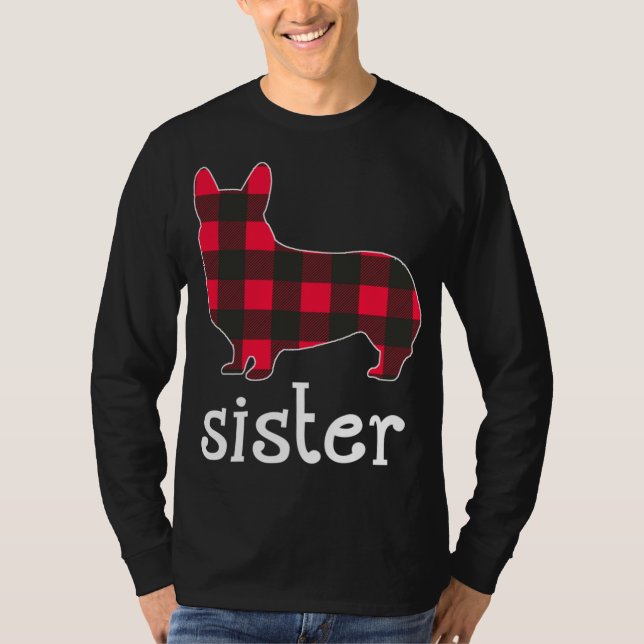 Camiseta Navidades de Corgi de Sister Rojo Coincidiendo con (Anverso)