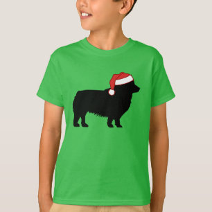 Camiseta Navidades de Corgi en Santa Hat