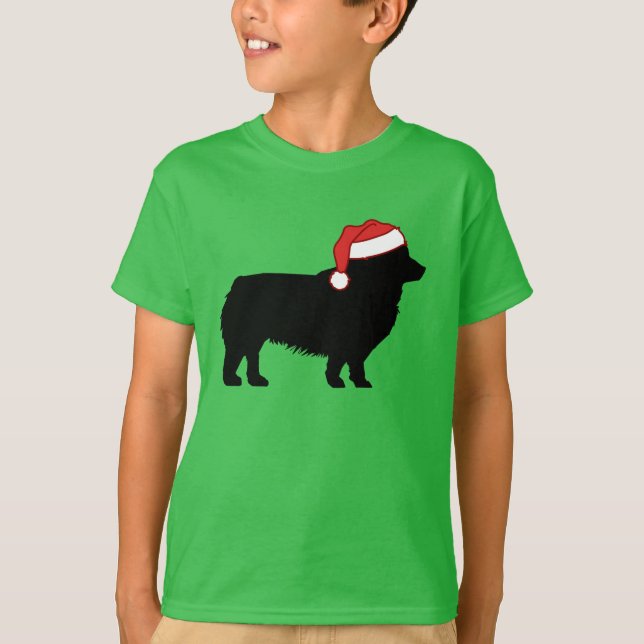 Camiseta Navidades de Corgi en Santa Hat Kids (Anverso)