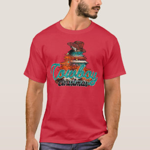 Camiseta Navidades de Cowboy, árbol de Navidad de Cowboy, M