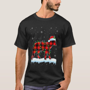 Camiseta Navidades de Coyote Santa Hat Cute Animales Xmas L