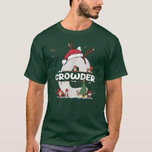 Camiseta Navidades de Crowder con nombre de Crowder para na