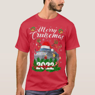 Camiseta Navidades de crucero familiar 2022 Funny