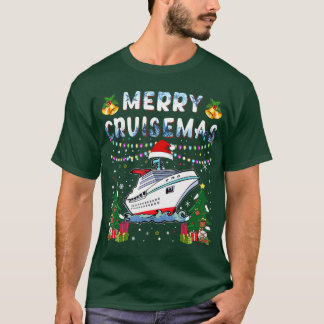 Camiseta Navidades de crucero para familias 2021 divertidos
