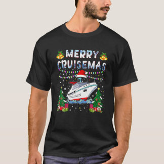Camiseta Navidades de crucero para familias 2021 divertidos