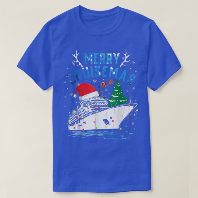 Camiseta Navidades de crucero para familias 2022 divertidos (Diseño del anverso)