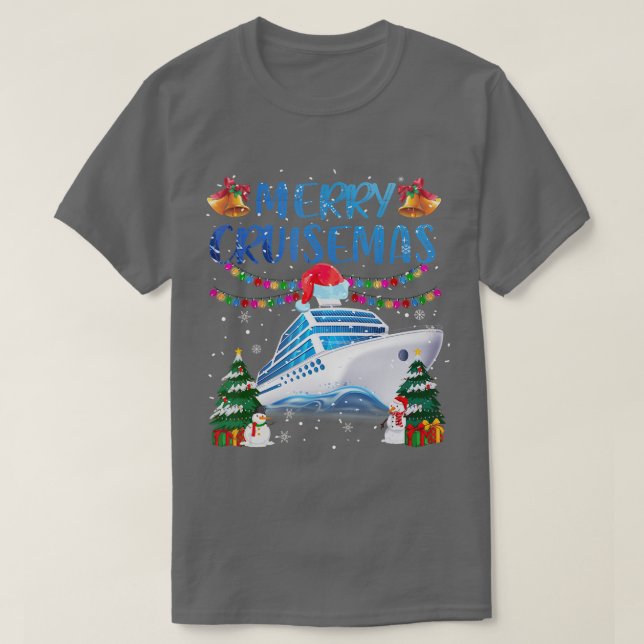 Camiseta Navidades de crucero para familias 2022 divertidos (Diseño del anverso)