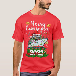 Camiseta Navidades de crucero para familias 2022 divertidos