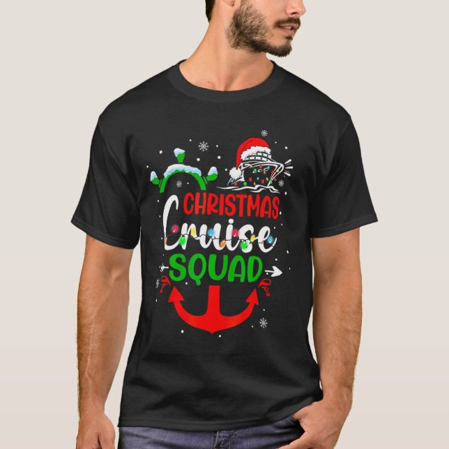 Camiseta Navidades de crucero para familias crucero crucero (Anverso)