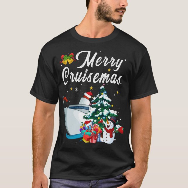 Camiseta Navidades de crucero para familias divertidos (Anverso)