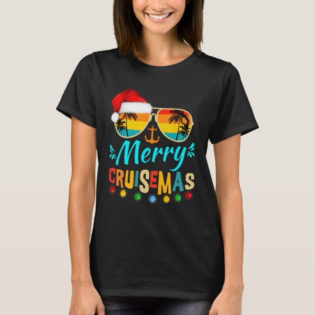 Camiseta Navidades de cruceros Santa Reindeer (Anverso)