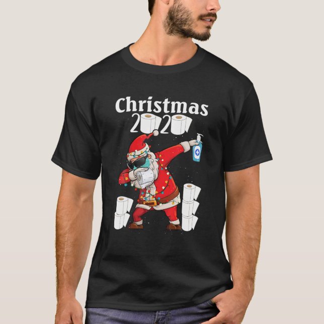 Camiseta navidades de cuarentena de los cerezos xma de la f (Anverso)