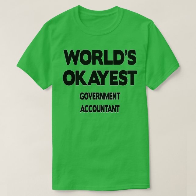 Camiseta Navidades de cumpleaños de contabilidad del gobier (Diseño del anverso)