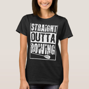 Camiseta Navidades de cumpleaños de Straight Outta Rowing