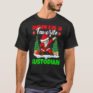 Camiseta Navidades de custodia favoritos de Santa Claus Dab