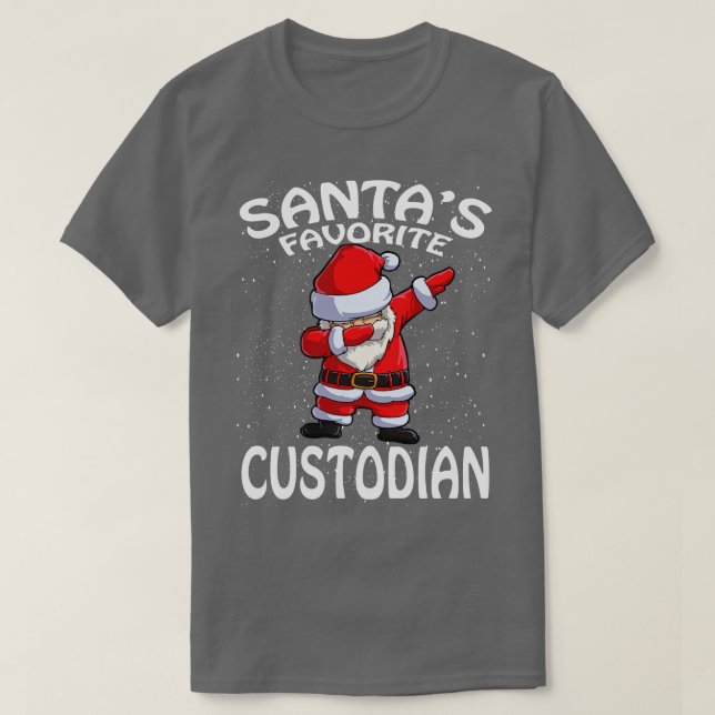 Camiseta Navidades de custodios favoritos de Santas (Diseño del anverso)