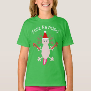 Camiseta Navidades de Cute Axolotl
