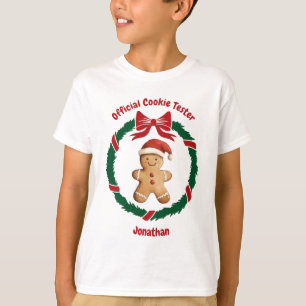 Camiseta Navidades de Cute Official Cookie Tester
