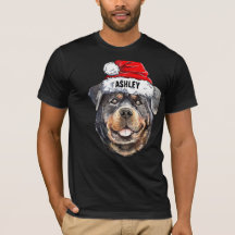 Navidades de Cute Rottweiler Gorra Perro Grande