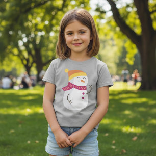 Camiseta Navidades de Cute Snowman