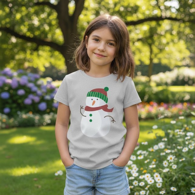 Camiseta Navidades de Cute Snowman (Subido por el creador)